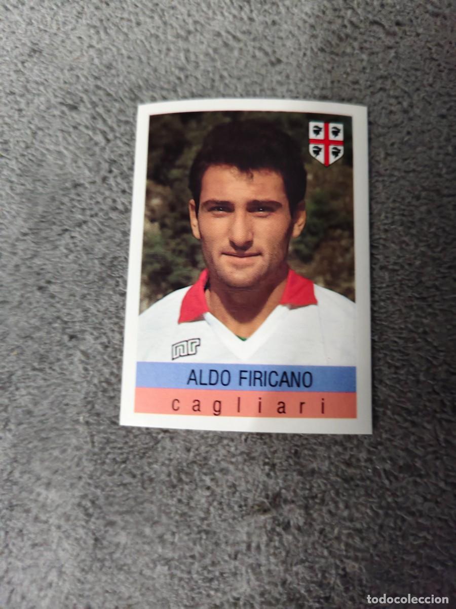 Cromos de f&uacute;tbol: 59 CALCIO 91 CALCIOFLASH ALDO FIRICANO CAGLIARI EUROFLASH 1990 90 1991 ITALIA NUEVO DE SOBRE
