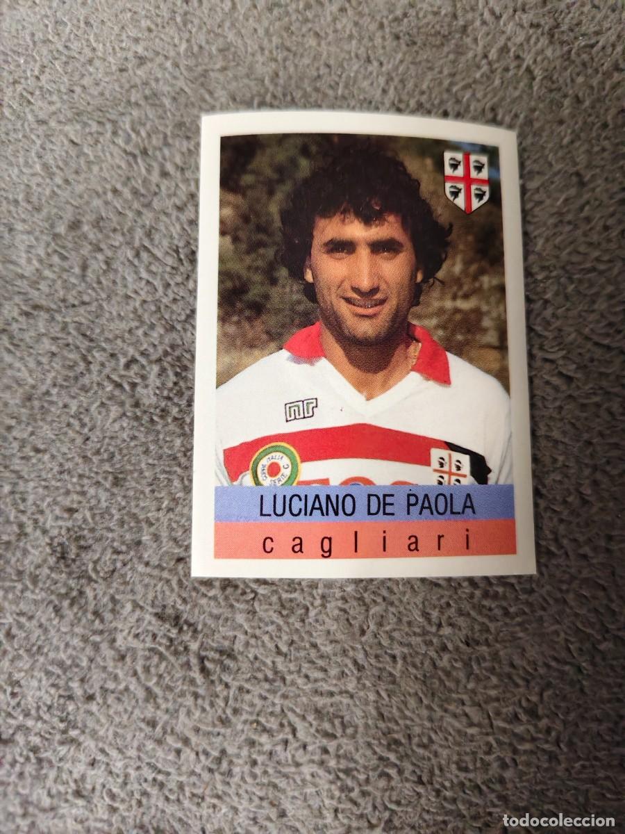 Cromos de f&uacute;tbol: 60 CALCIO 91 CALCIOFLASH LUCIANO DE PAOLA CAGLIARI EUROFLASH 1990 90 1991 ITALIA NUEVO DE SOBRE