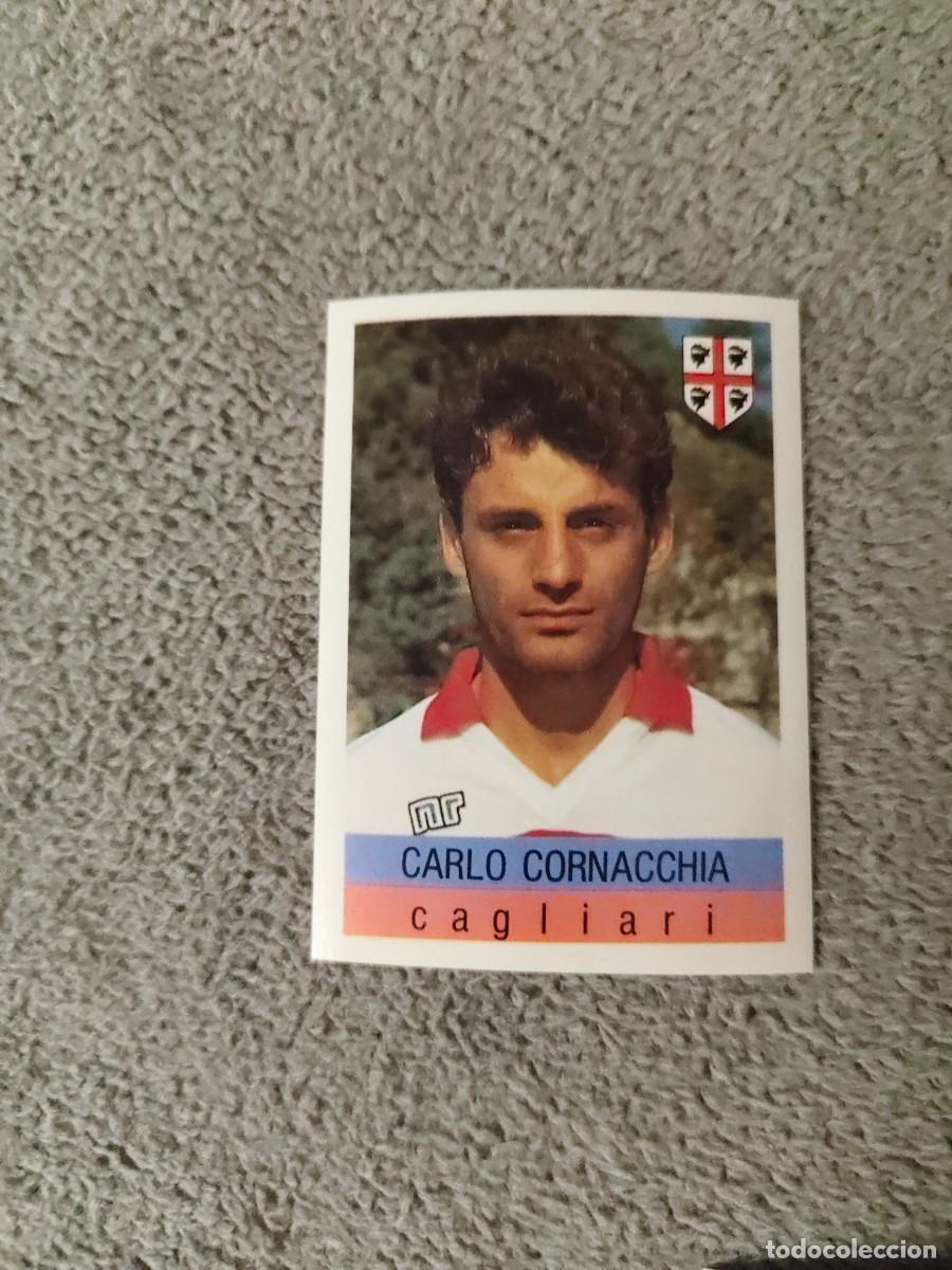 Cromos de f&uacute;tbol: 61 CALCIO 91 CALCIOFLASH CARLO CORNACCHIA CAGLIARI EUROFLASH 1990 90 1991 ITALIA NUEVO DE SOBRE
