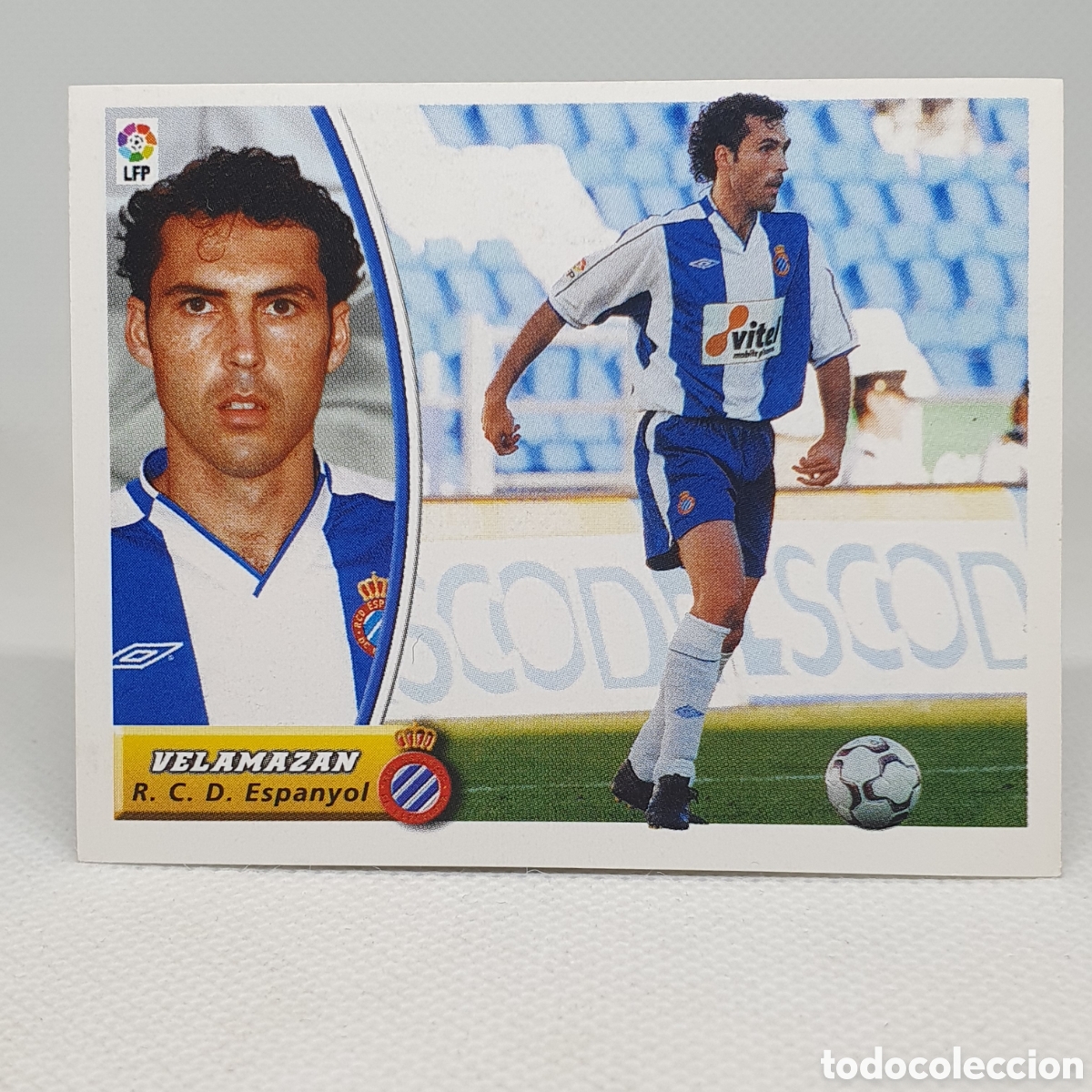 Cromos de f&uacute;tbol: ⚽️ CROMO DE FUTBOL VELAMAZAN ESPANYOL LIGA 2003-2004 ESTAMPAS EDICIONES ESTE LIGA 03-04 NO PANINI