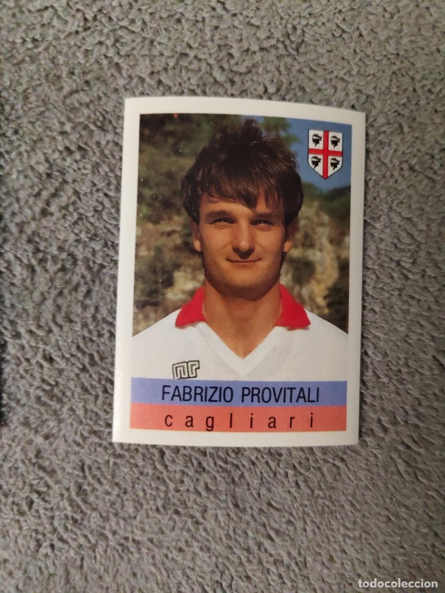 Cromos de f&uacute;tbol: 65 CALCIO 91 CALCIOFLASH FABRIZIO PROVITALI CAGLIARI EUROFLASH 1990 90 1991 ITALIA NUEVO DE SOBRE