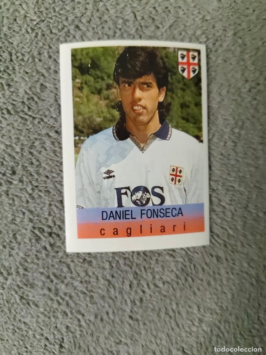 Cromos de f&uacute;tbol: 66 CALCIO 91 CALCIOFLASH DANIEL FONSECA CAGLIARI EUROFLASH 1990 90 1991 ITALIA NUEVO DE SOBRE