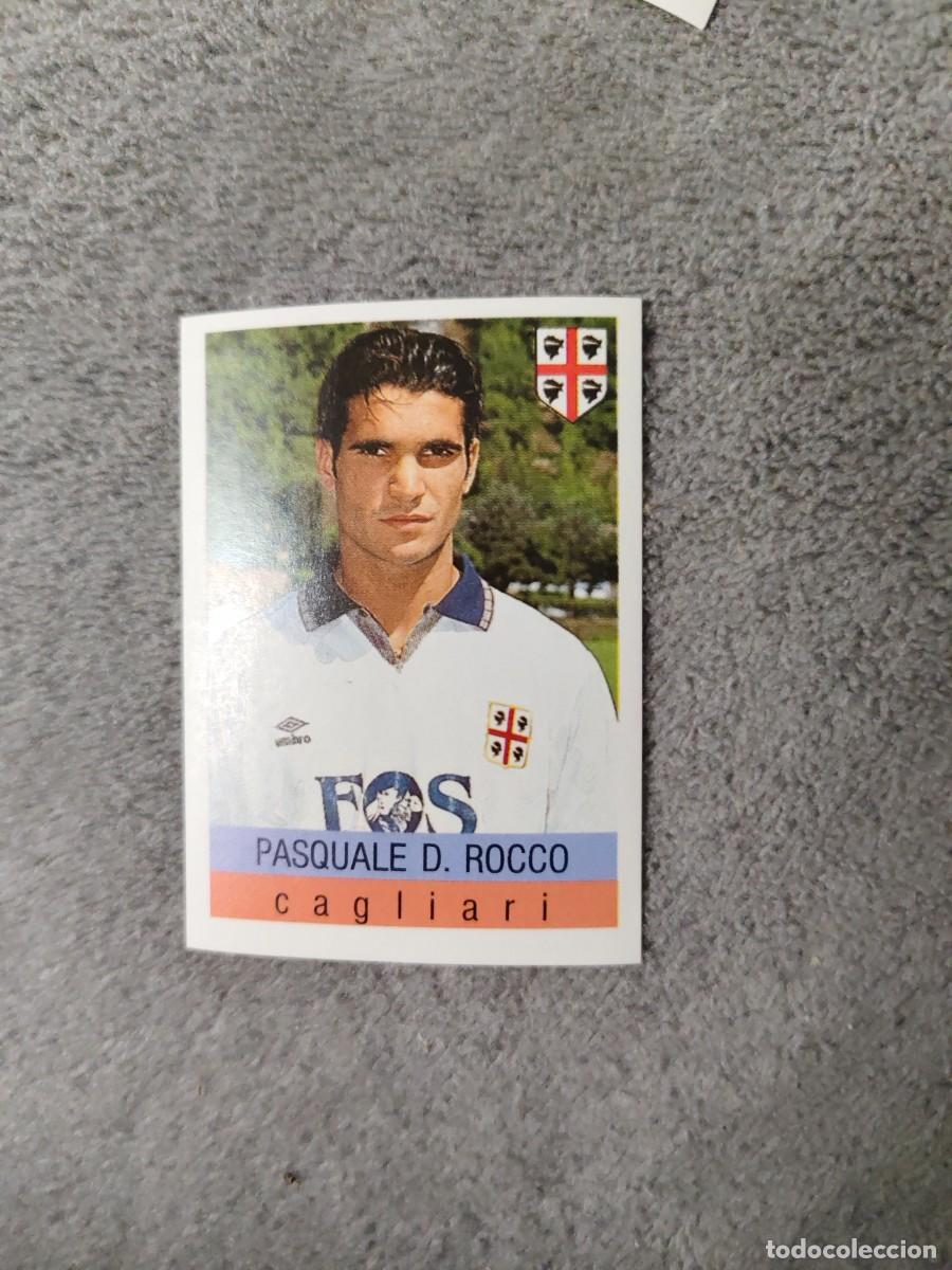 Cromos de f&uacute;tbol: 67 CALCIO 91 CALCIOFLASH PASQUALE D. ROCCO CAGLIARI EUROFLASH 1990 90 1991 ITALIA NUEVO DE SOBRE