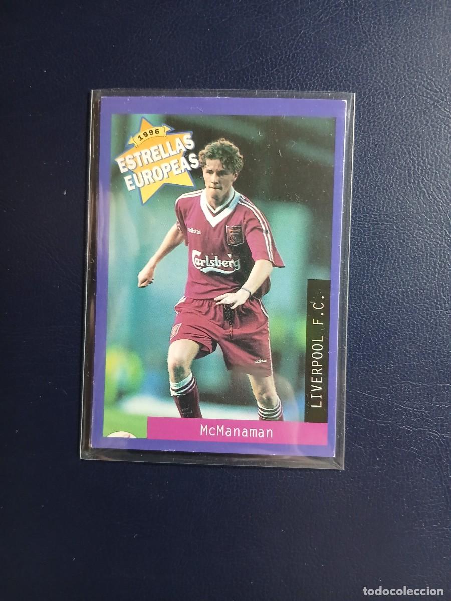 Cromos de f&uacute;tbol: 64 McMANAMAN LIVERPOOL PANINI ESTRELLAS EUROPEAS 1996