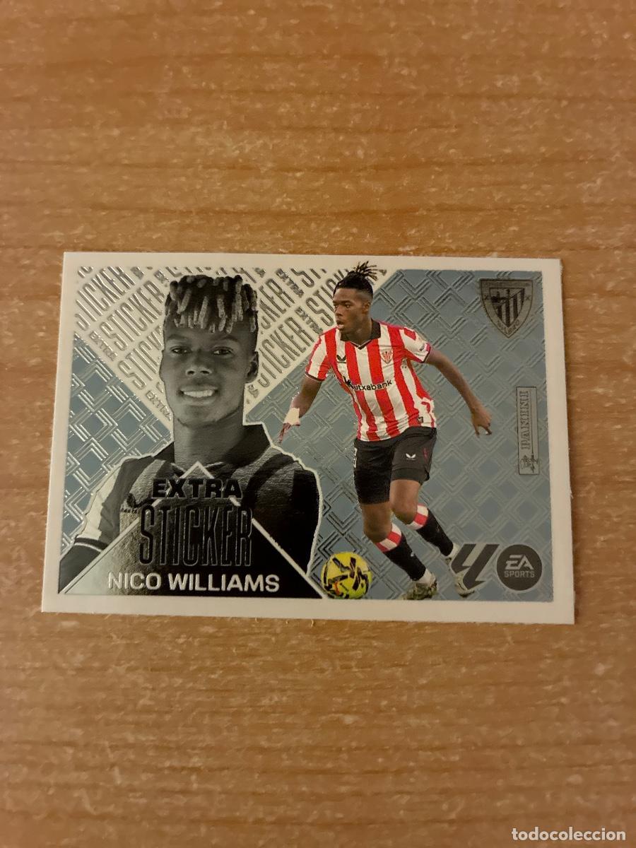Cromos de f&uacute;tbol: NICO WILLIAMS EXTRA STICKER ATHLETIC CLUB LIGA ESTE 2026 2027