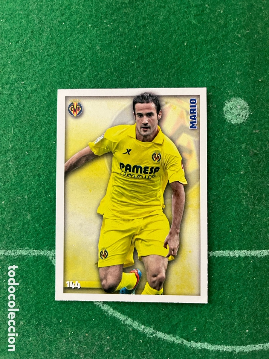 Cromos de f&uacute;tbol: 144 MARIO VILLARREAL LAS FICHAS DE LA LIGA 2014 2015 MUNDICROMO