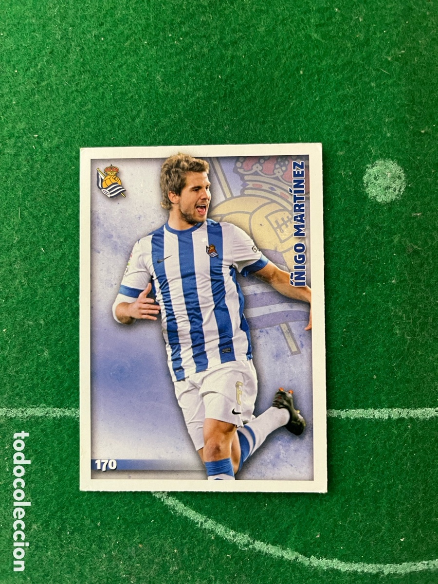 Cromos de f&uacute;tbol: 170 I&Ntilde;IGO MART&Iacute;NEZ REAL SOCIEDAD LAS FICHAS DE LA LIGA 2014 2015 MUNDICROMO