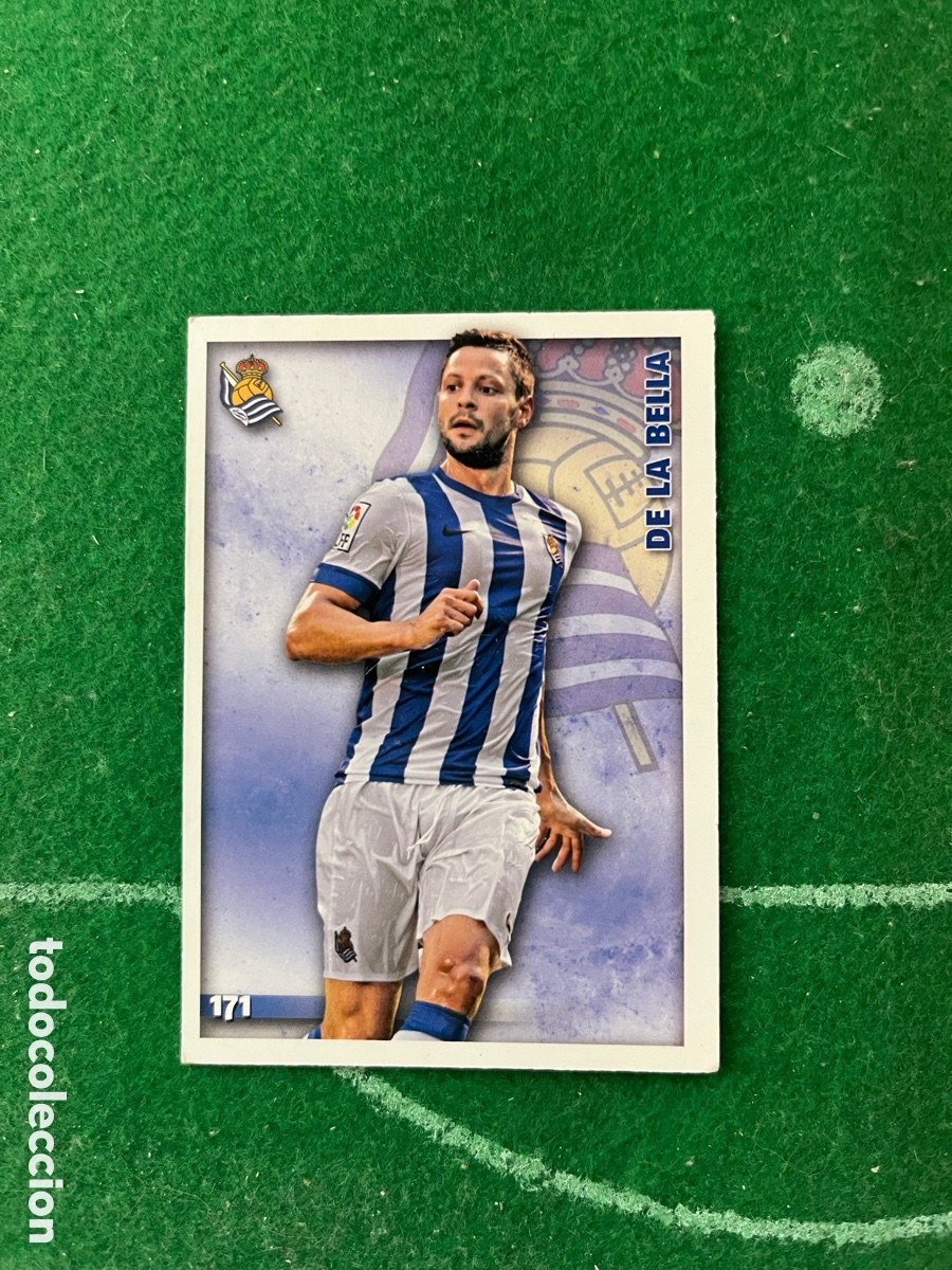 Cromos de f&uacute;tbol: 171 DE LA BELLA REAL SOCIEDAD LAS FICHAS DE LA LIGA 2014 2015 MUNDICROMO