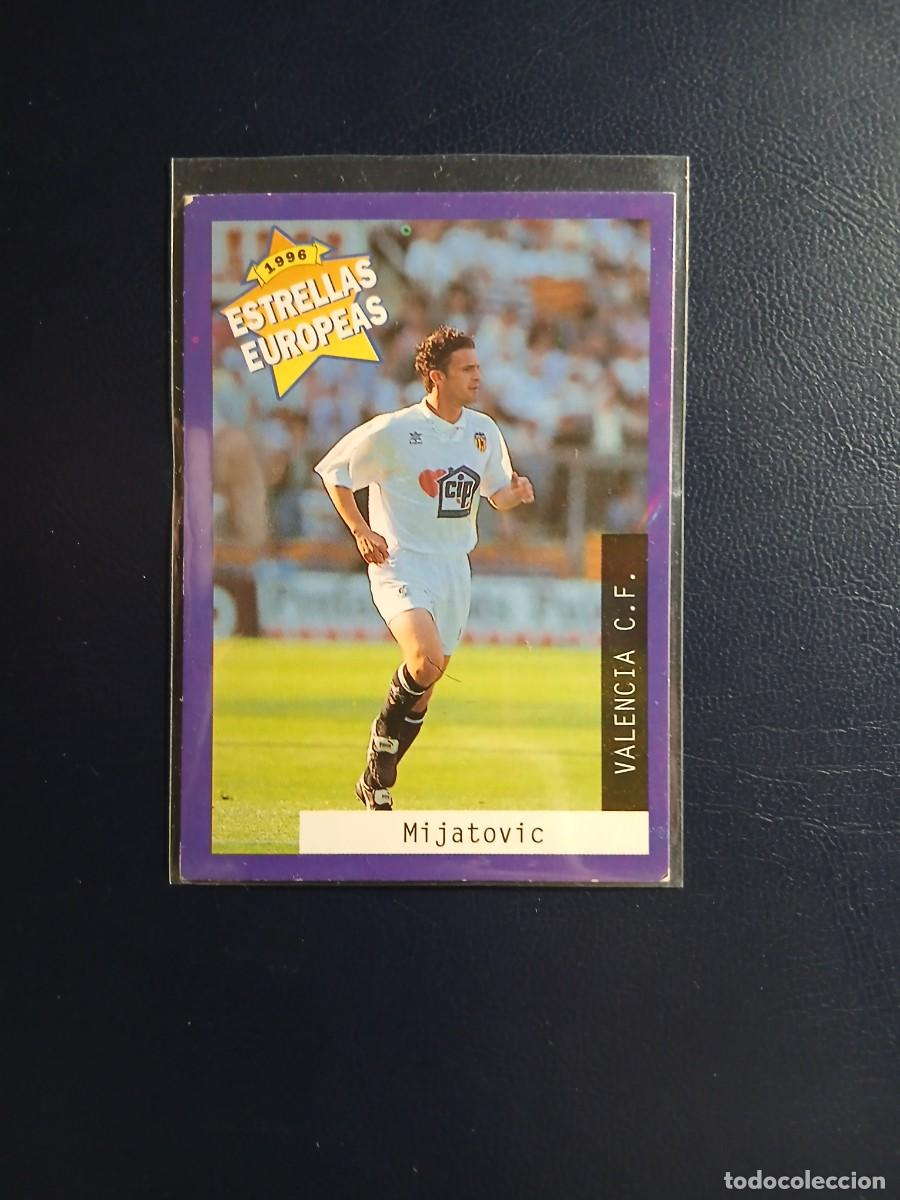 Cromos de f&uacute;tbol: 53 Mijatovic Valencia Estrellas Europeas 1996 Panini