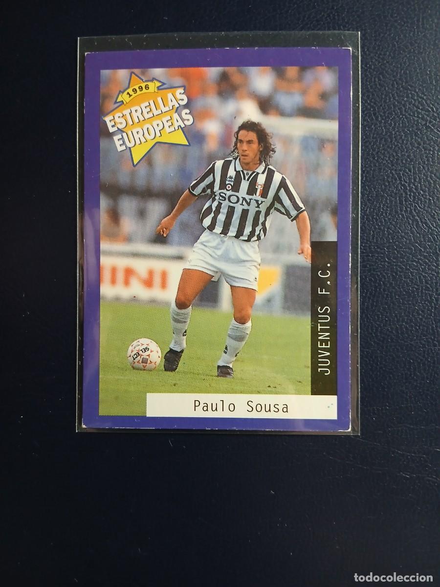 Figurine di Calcio: Juventus - N&ordm; 24 Paulo Sousa - 1996 Estrellas Europeas - Panini