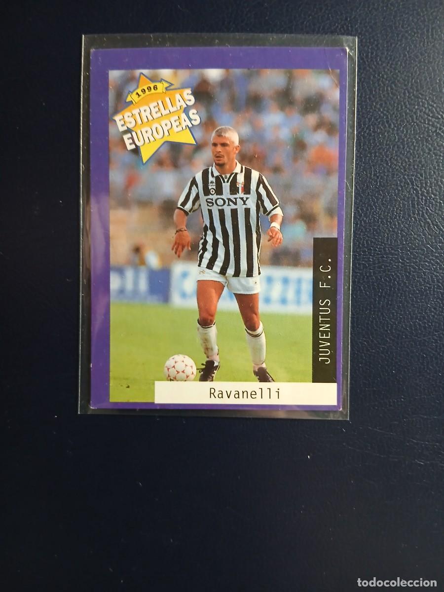 Figurine di Calcio: 25 Fabrizio Ravanelli Juventus Italia Estrellas Europeas 1996 Panini
