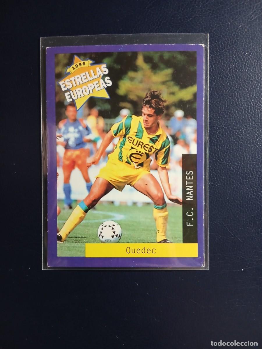 Cromos de f&uacute;tbol: 29 OUEDEC NANTES PANINI ESTRELLAS EUROPEAS 1996