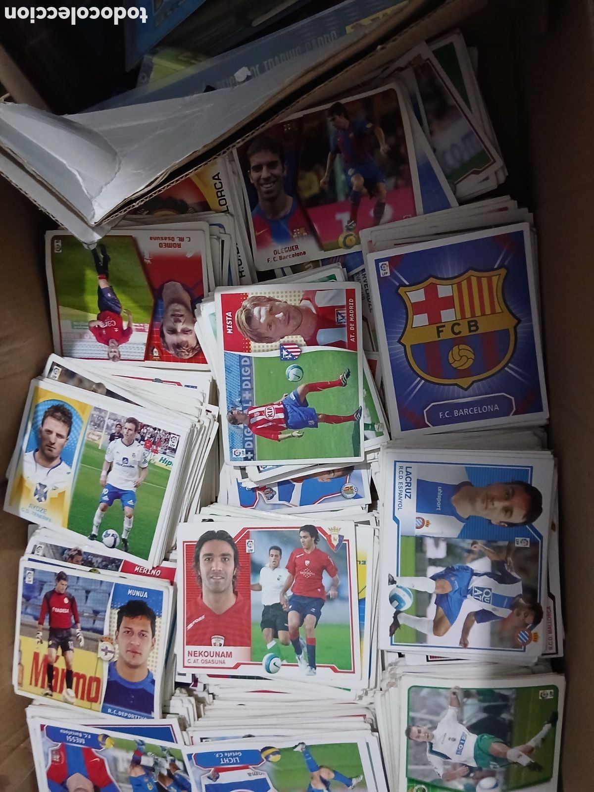 Cromos de f&uacute;tbol: 2850 CROMOS ESTE SIN PEGAR DESDE 05/06 A 09/10,,VER FOTOS