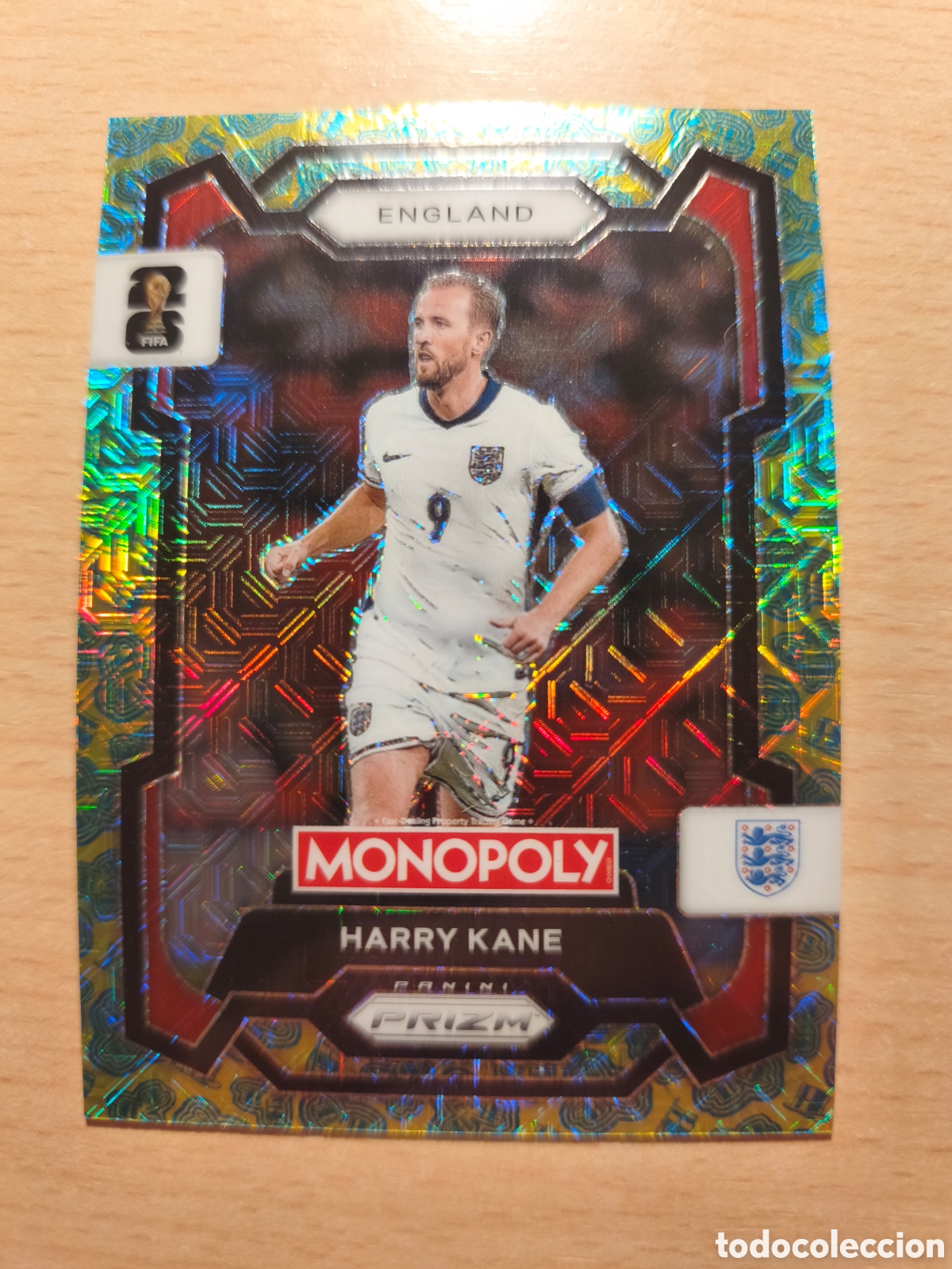 Cromos de f&uacute;tbol: HARRY KANE INGLATERRA ENGLAND Harry Kane Monopoly Mojo Hat Trick SSP &ndash; Panini Prizm Monopoly FIFA Wo