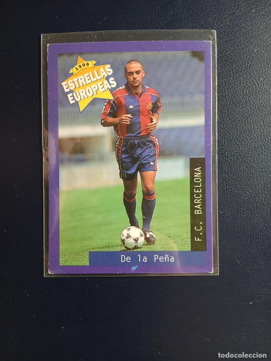 Cromos de f&uacute;tbol: 1996 96 PANINI ESTRELLAS EUROPEAS BARCELONA DE LA PE&Ntilde;A N 41