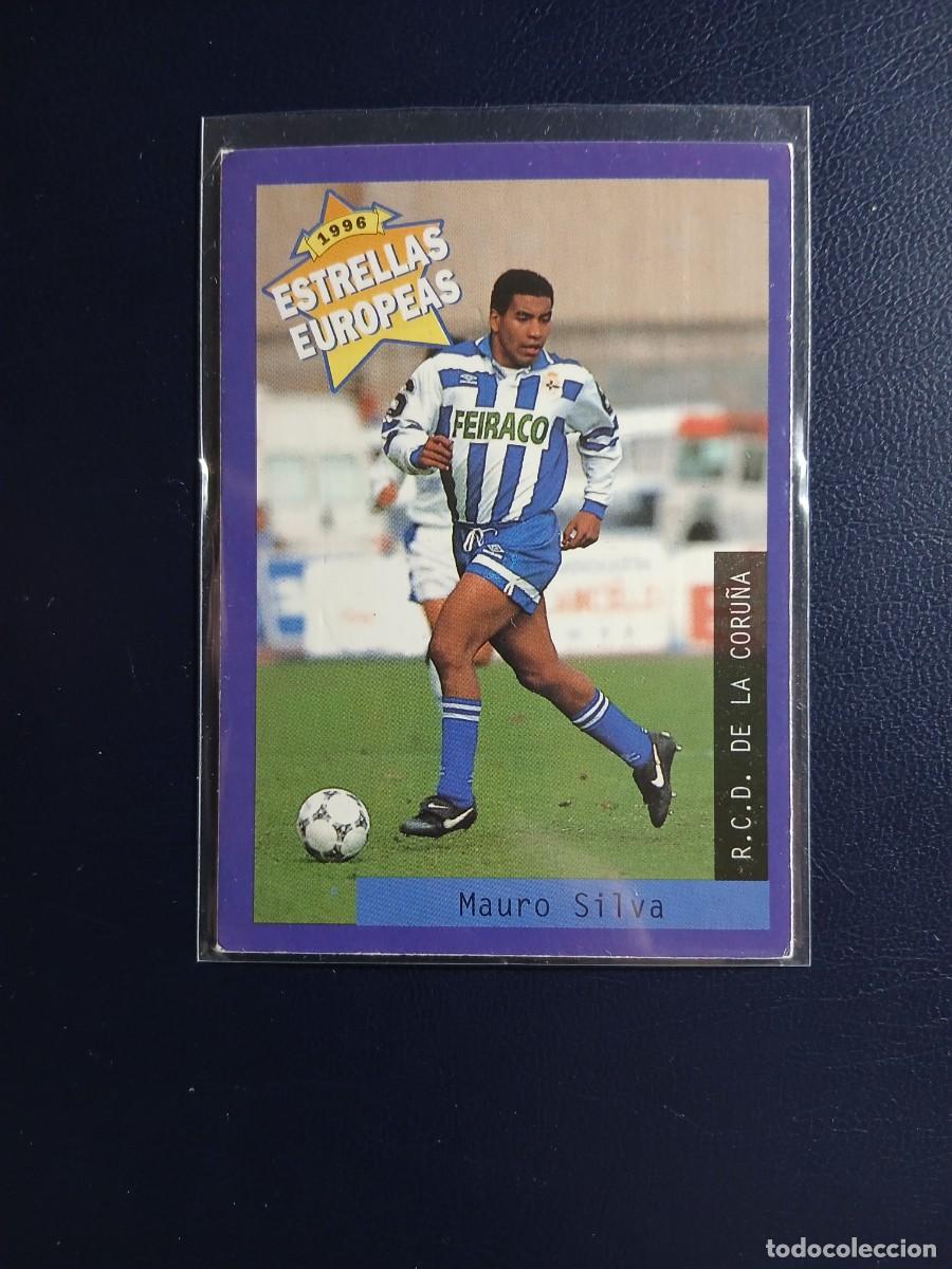 Cromos de f&uacute;tbol: 56 MAURO SILVA DEPORTIVO PANINI ESTRELLAS EUROPEAS 1996