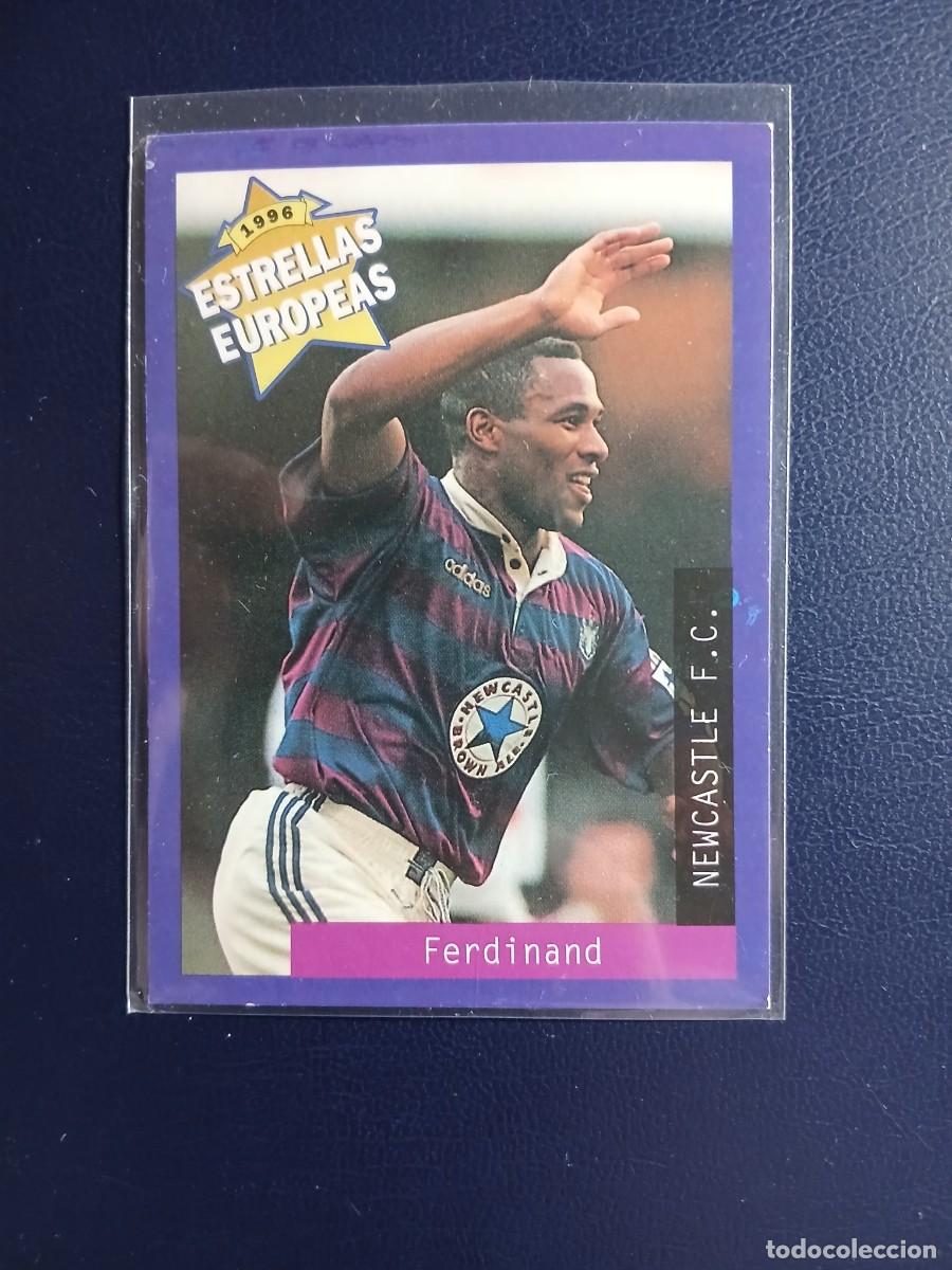 Cromos de f&uacute;tbol: 61 FERDINAND NEWCASTLE PANINI ESTRELLAS EUROPEAS 1996