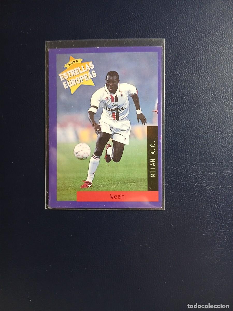 Cromos de f&uacute;tbol: 94 GEORGE WEAH (MILAN) - ESTRELLAS EUROPEAS 1996 PANINI