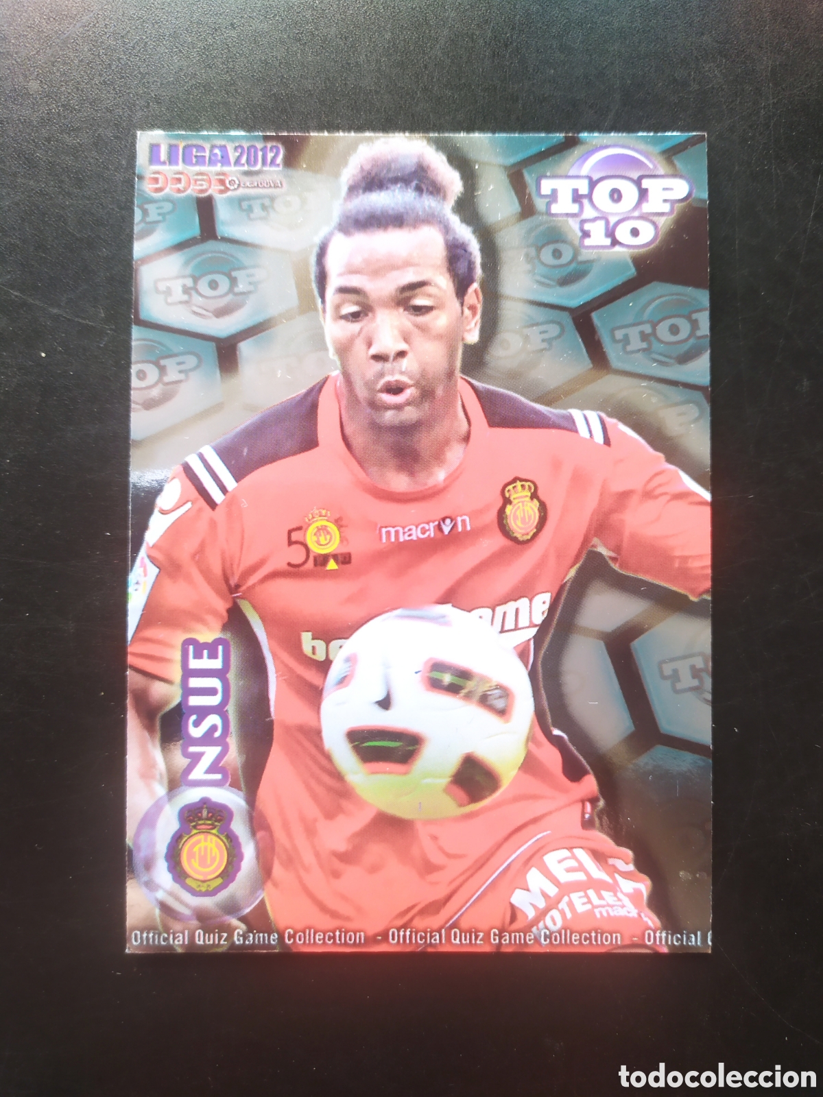 Cromos de f&uacute;tbol: Mundicromo fichas Liga 2011 2012 11 12 Nsue top brillo azul n&deg; 620 Mallorca