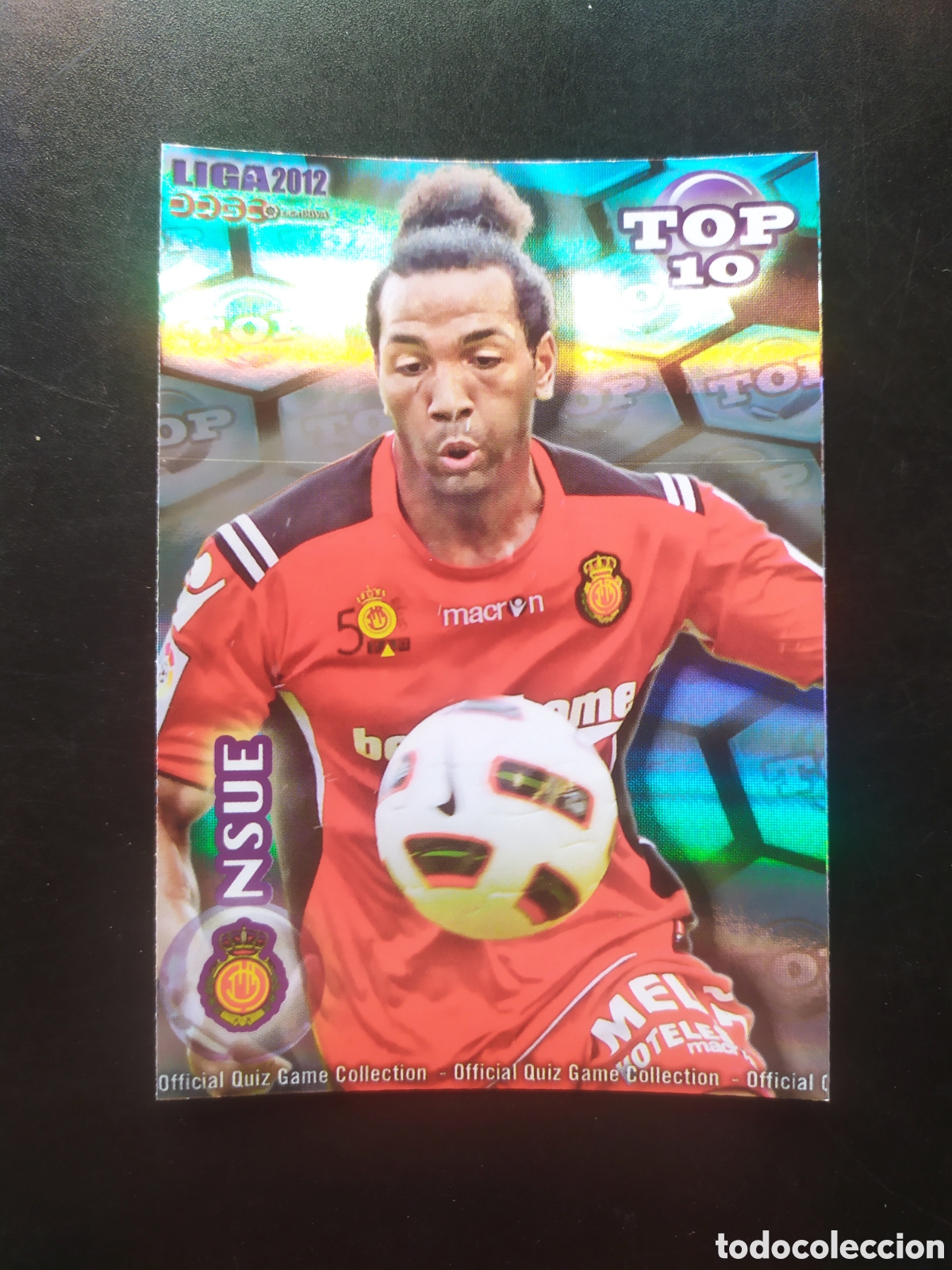 Cromos de f&uacute;tbol: Mundicromo fichas Liga 2011 2012 11 12 Nsue top brillo rayas n&deg; 620 Mallorca