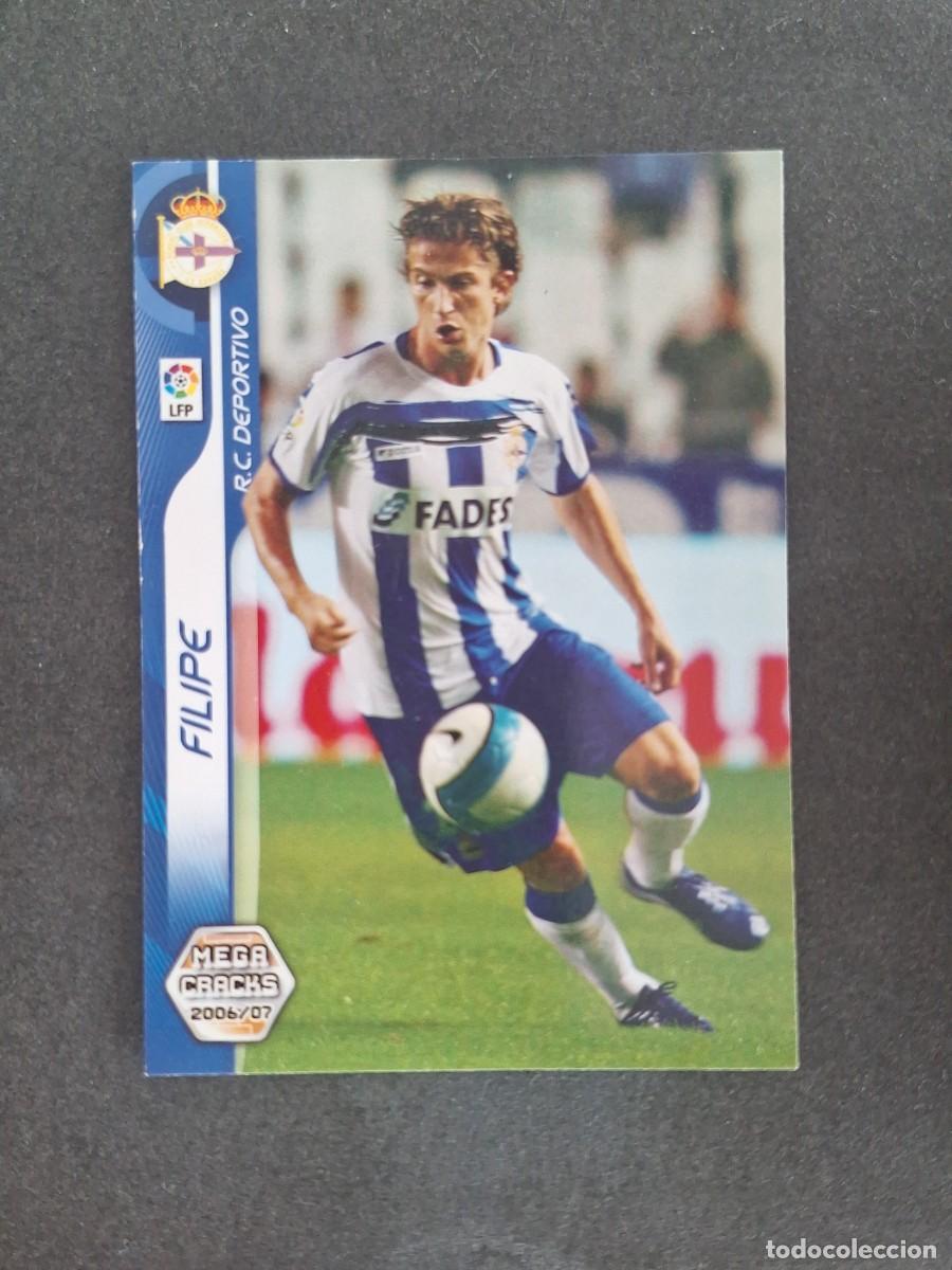 Cromos de f&uacute;tbol: L2 FILIPE DEPORTIVO DE LA CORU&Ntilde;A 95 BIS PANINI MEGACRACKS 2006 2007 06 07