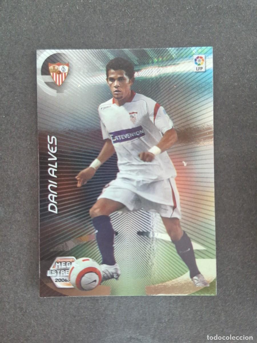 Cromos de f&uacute;tbol: L2 DANI ALVES SEVILLA F. C. MEGA ESTRELLAS 364 PANINI MEGACRACKS 2006 2007 06 07
