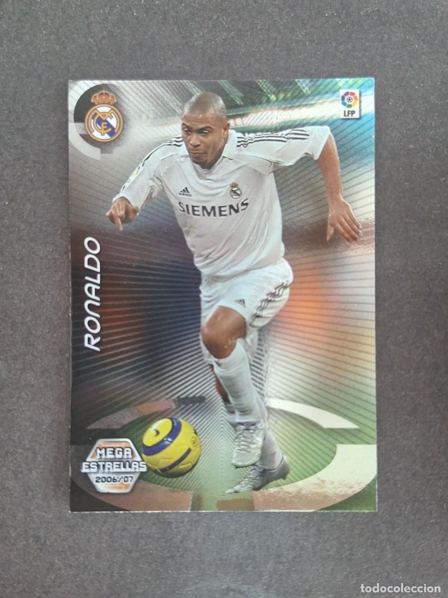 Cromos de f&uacute;tbol: L2 RONALDO REAL MADRID MEGA ESTRELLAS 383 PANINI MEGACRACKS 2006 2007 06 07