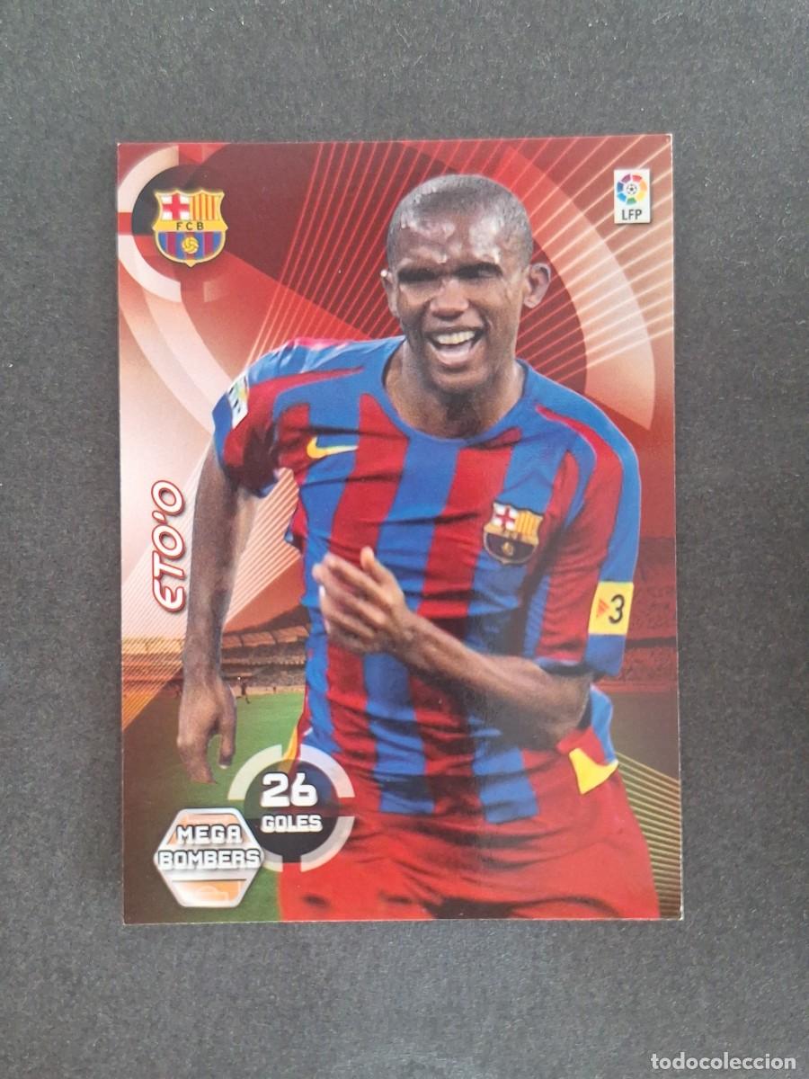 Cromos de f&uacute;tbol: L2 ETO'O F. C. BARCELONA MEGA BOMBERS 388 PANINI MEGACRACKS 2006 2007 06 07