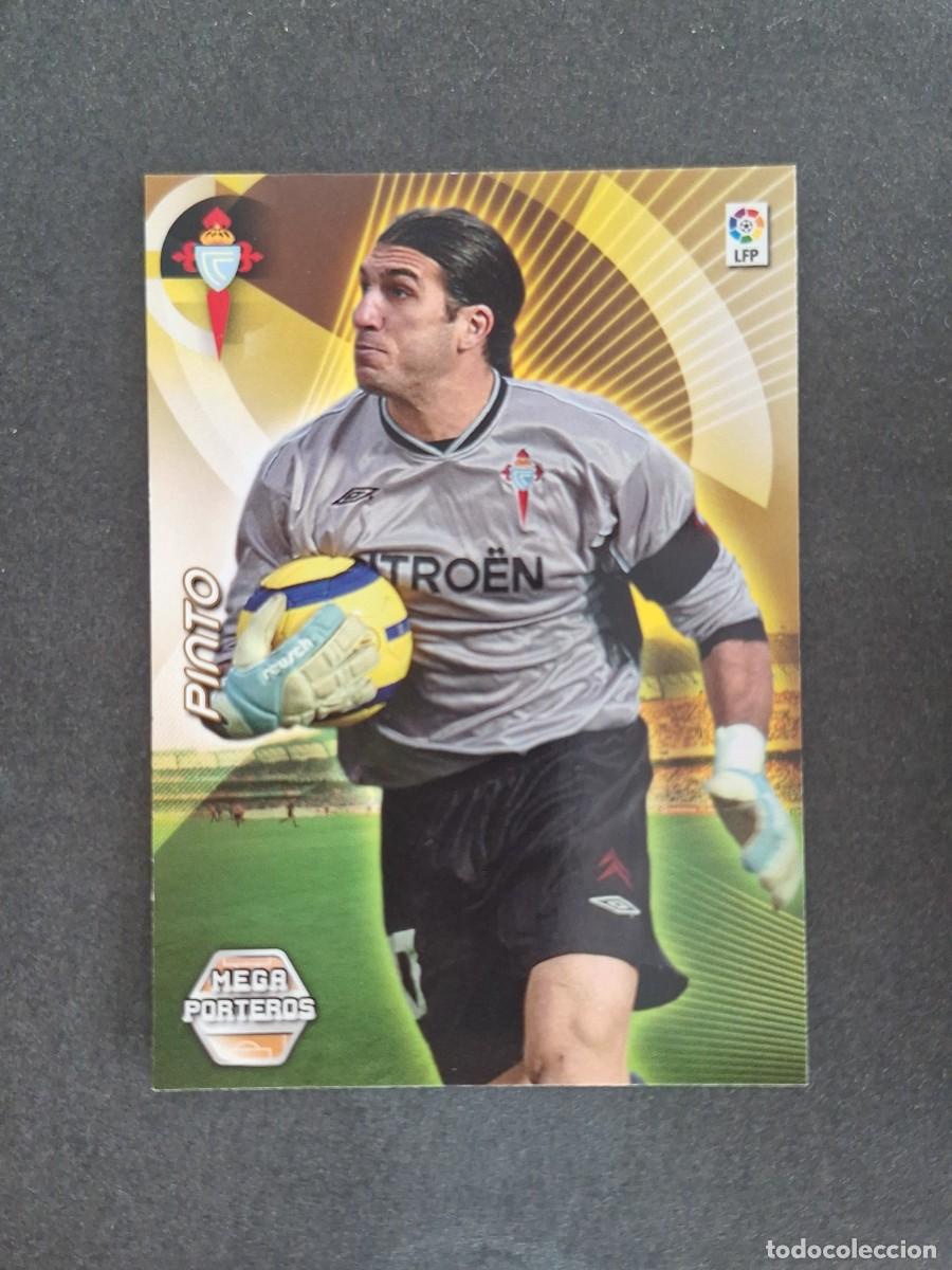 Cromos de f&uacute;tbol: L2 PINTO CELTA DE VIGO MEGA PORTEROS 394 PANINI MEGACRACKS 2006 2007 06 07