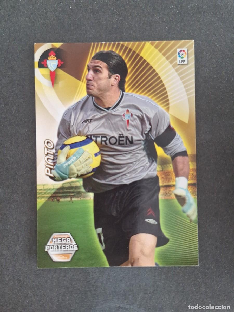 Cromos de f&uacute;tbol: L2 PINTO CELTA DE VIGO MEGA PORTEROS 394 PANINI MEGACRACKS 2006 2007 06 07