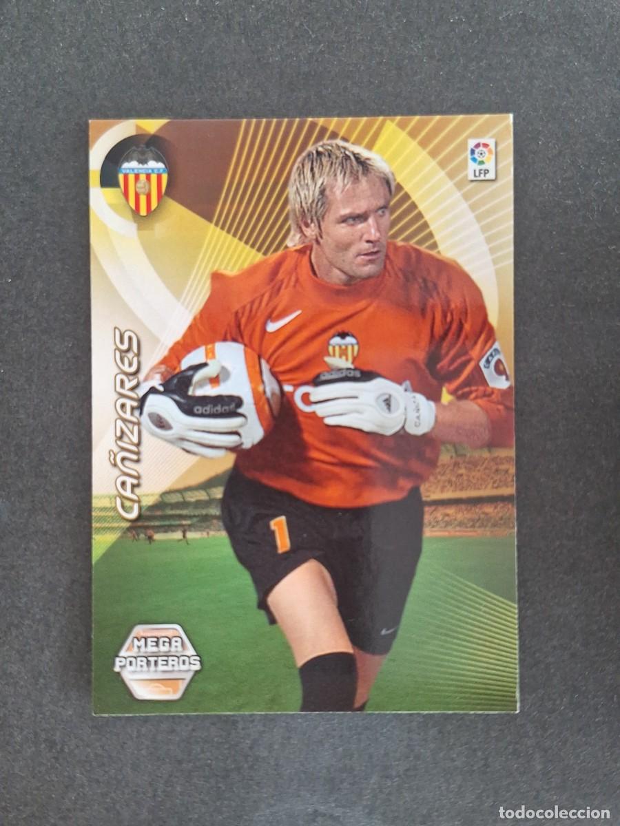 Cromos de f&uacute;tbol: L2 CA&Ntilde;IZARES VALENCIA C. F. MEGA PORTEROS 395 PANINI MEGACRACKS 2006 2007 06 07