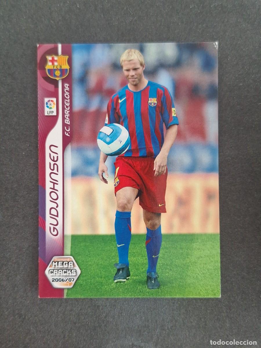 Cromos de f&uacute;tbol: L2 GUNJOHNSEN F. C. BARCELONA NUEVO FICHAJE 443 PANINI MEGACRACKS 2006 2007 06 07