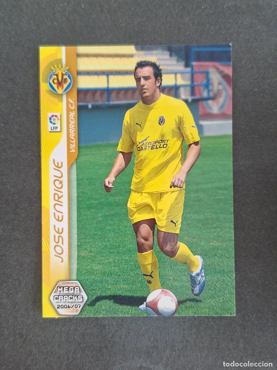 Cromos de f&uacute;tbol: L2 JOSE ENRIQUE VILLARREAL C. F. NUEVO FICHAJE 453 PANINI MEGACRACKS 2006 2007 06 07