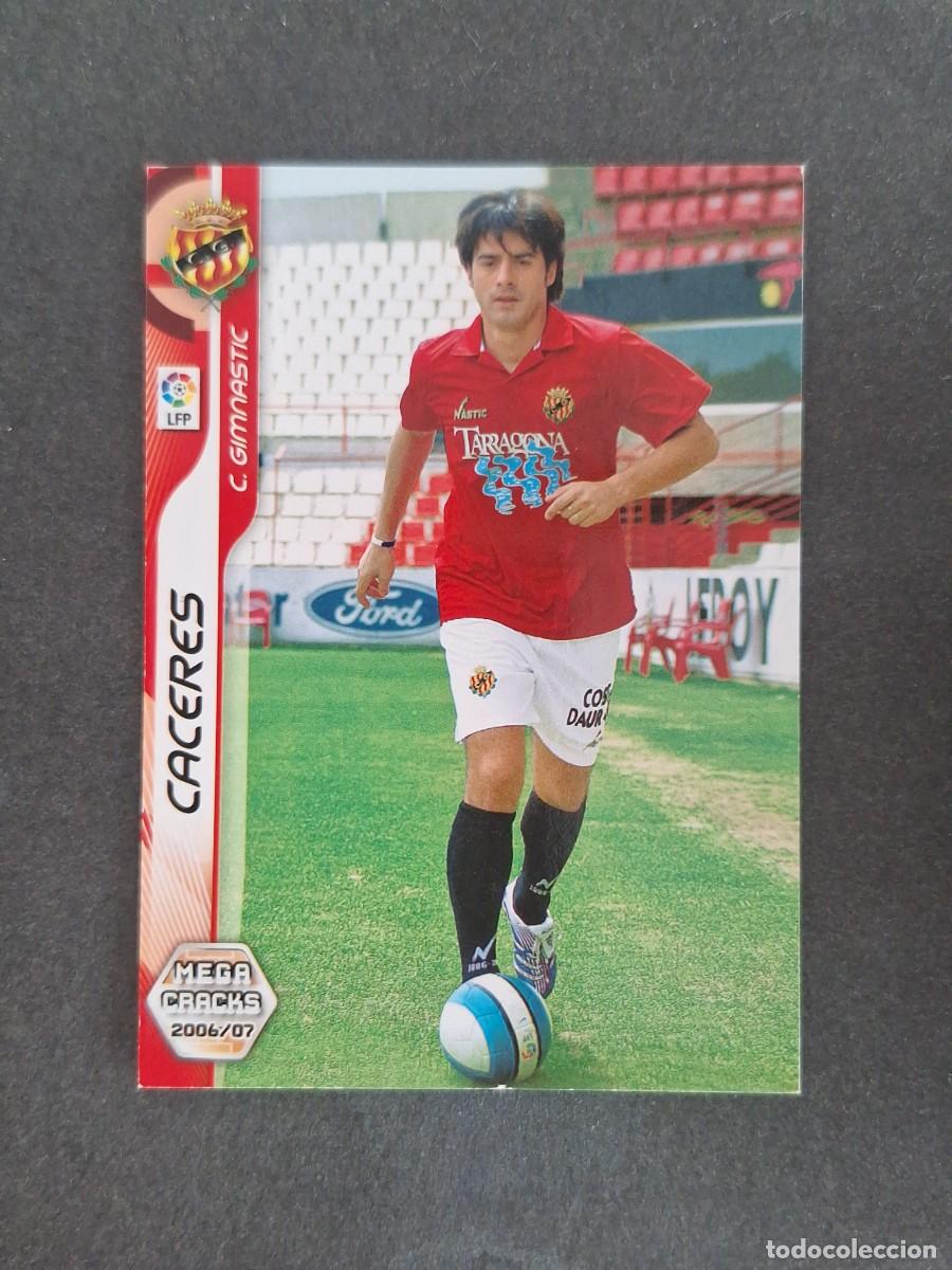 Cromos de f&uacute;tbol: L2 CACERES C. GIMNASTICA DE TARRAGONA CORREGIDO NUEVO FICHAJE 476 PANINI MEGACRACKS 2006 2007 06 07