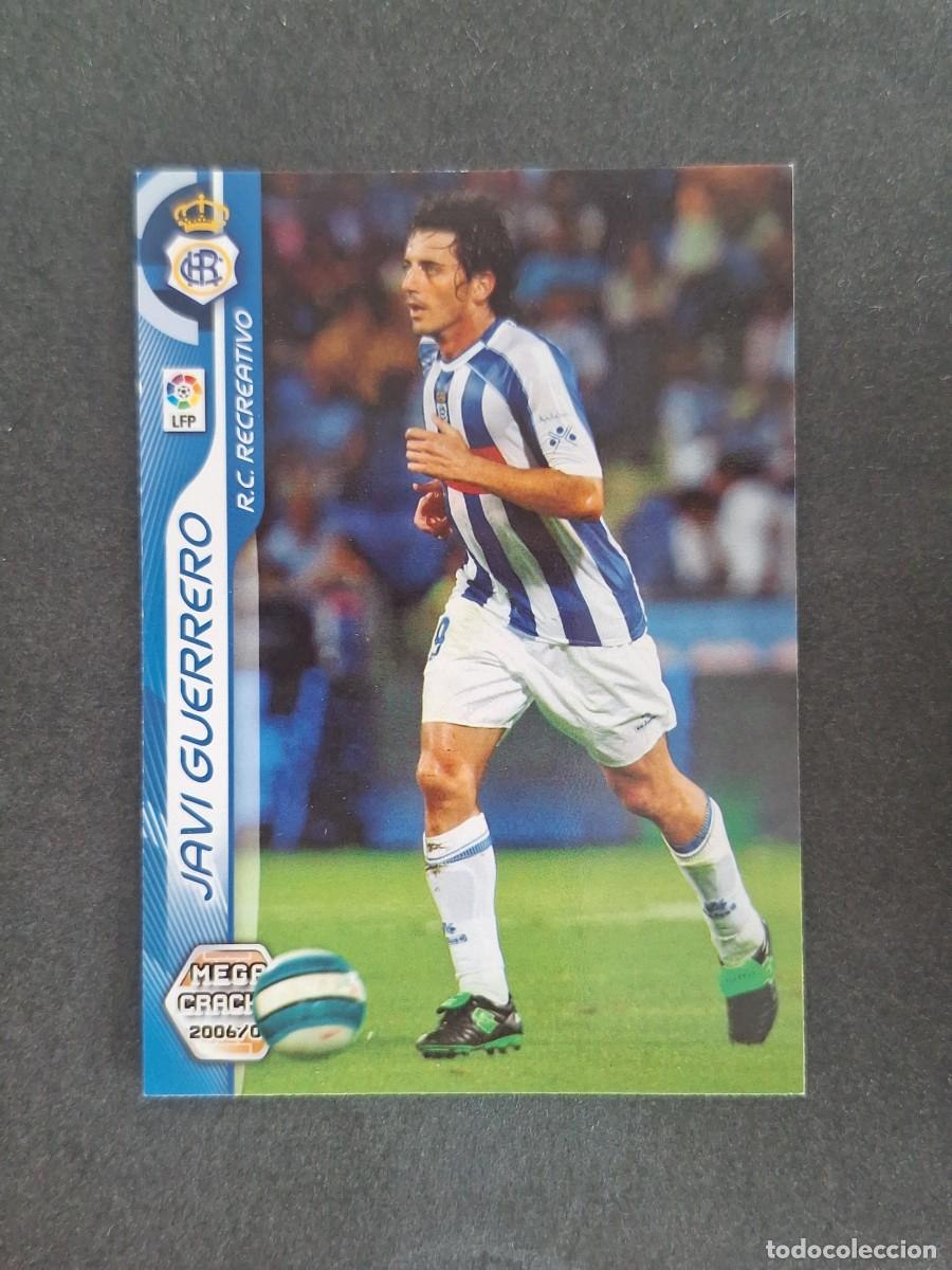 Cromos de f&uacute;tbol: L2 JAVI GUERRERO RECREATIVO DE HUELVA NUEVO FICHAJE 488 PANINI MEGACRACKS 2006 2007 06 07