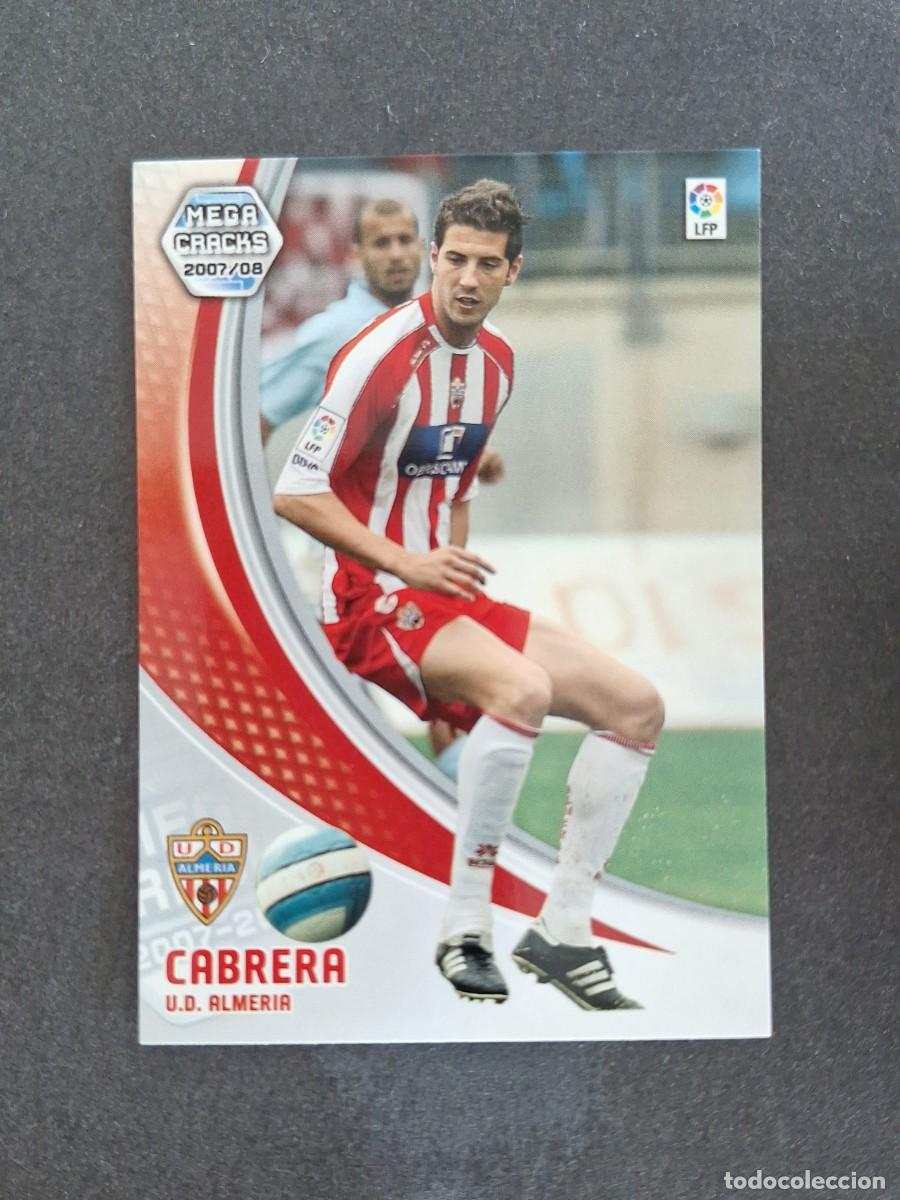 Cromos de f&uacute;tbol: L4 CABRERA U. D. ALMERIA 10 PANINI MEGACRACKS 2007 2008 07 08