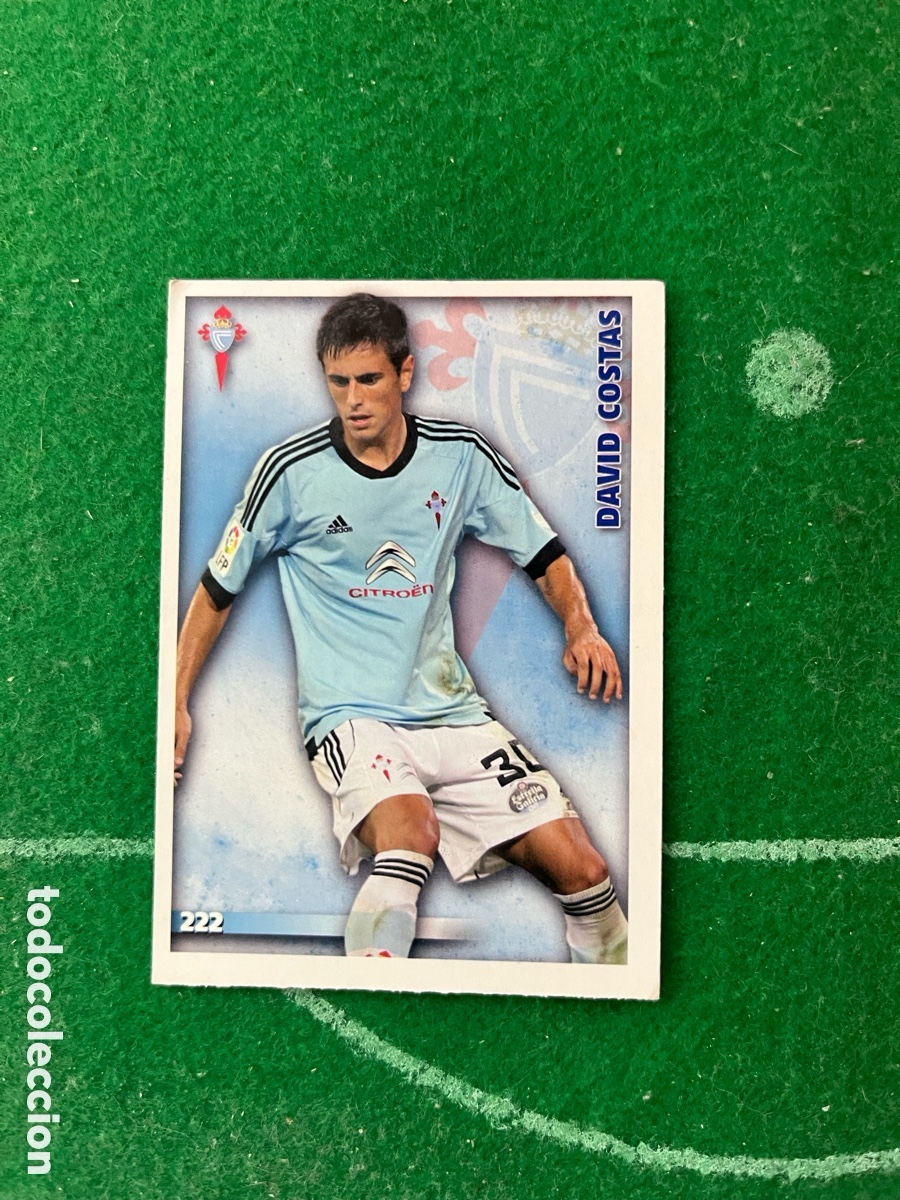 Cromos de f&uacute;tbol: 222 DAVID COSTAS CELTA DE VIGO LAS FICHAS DE LA LIGA 2014 2015 MUNDICROMO