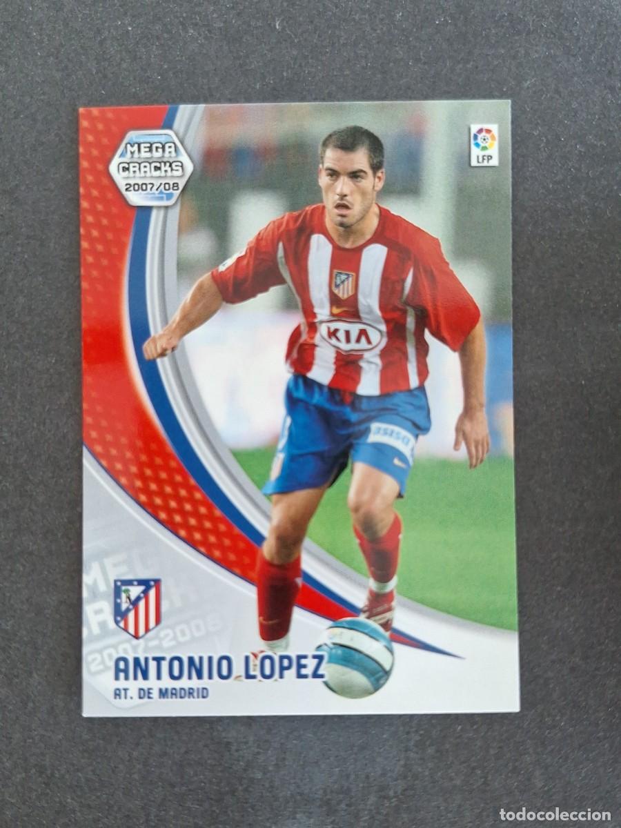 Cromos de f&uacute;tbol: L4 ANTONIO LOPEZ ATLETICO DE MADRID 45 PANINI MEGACRACKS 2007 2008 07 08