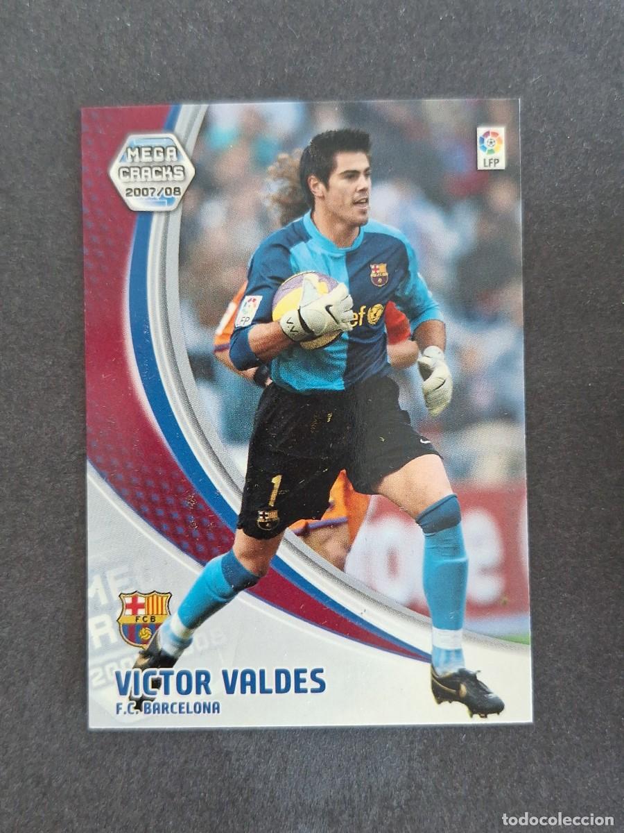 Cromos de f&uacute;tbol: L4 VICTOR VALDES F. C. BARCELONA 56 PANINI MEGACRACKS 2007 2008 07 08