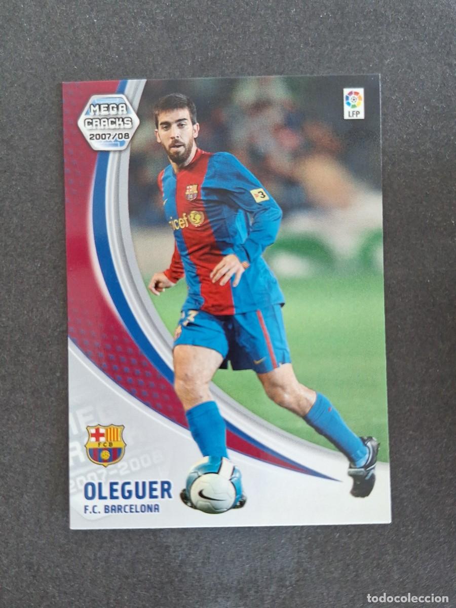 Cromos de f&uacute;tbol: L4 OLEGUER F. C. BARCELONA 58 PANINI MEGACRACKS 2007 2008 07 08