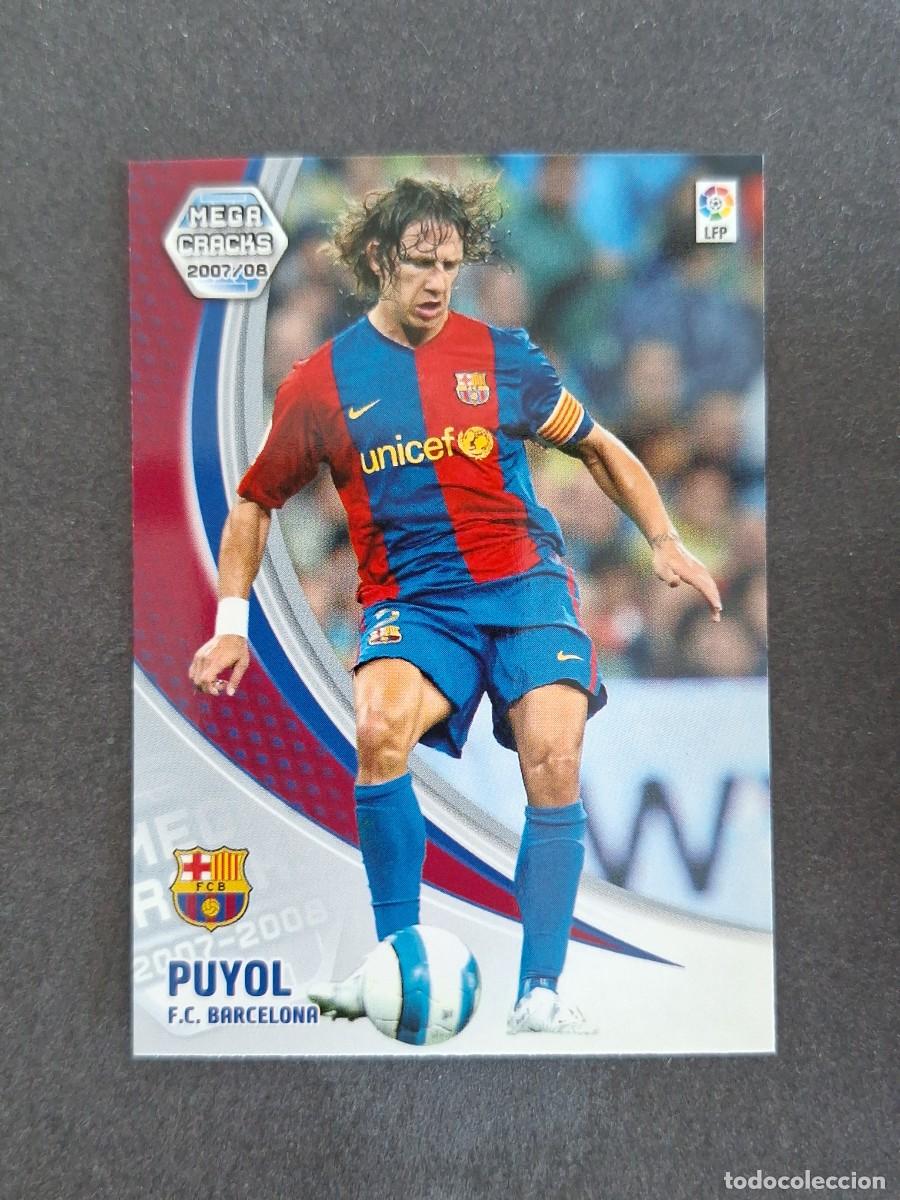 Cromos de f&uacute;tbol: L4 PUYOL F. C. BARCELONA 60 PANINI MEGACRACKS 2007 2008 07 08