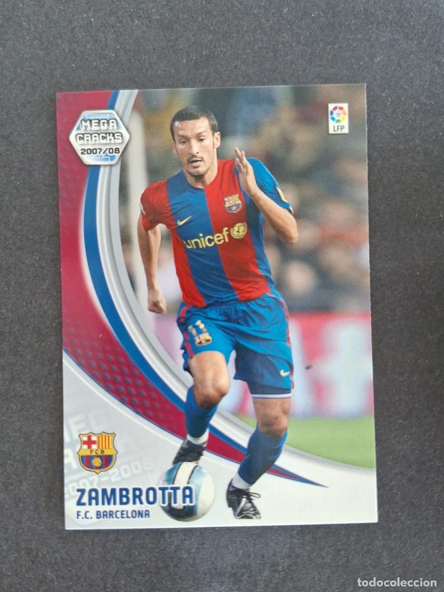 Cromos de f&uacute;tbol: L4 ZAMBROTTA F. C. BARCELONA 61 PANINI MEGACRACKS 2007 2008 07 08