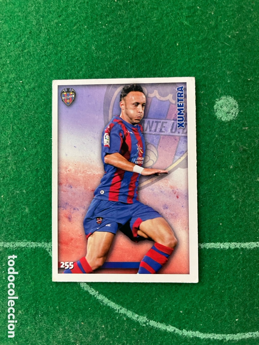 Cromos de f&uacute;tbol: 255 XUMETRA LEVANTE LAS FICHAS DE LA LIGA 2014 2015 MUNDICROMO