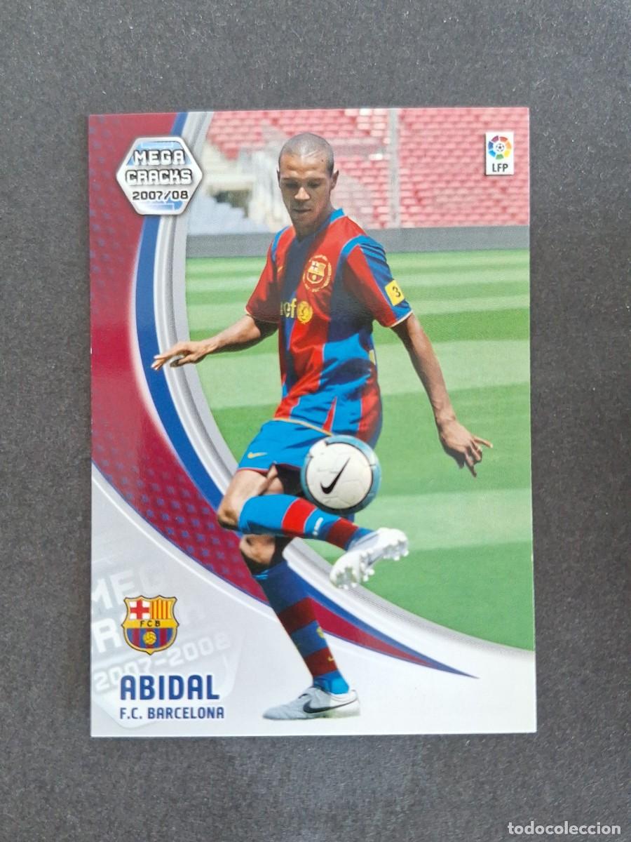 Cromos de f&uacute;tbol: L4 ABIDAL F. C. BARCELONA 62 PANINI MEGACRACKS 2007 2008 07 08