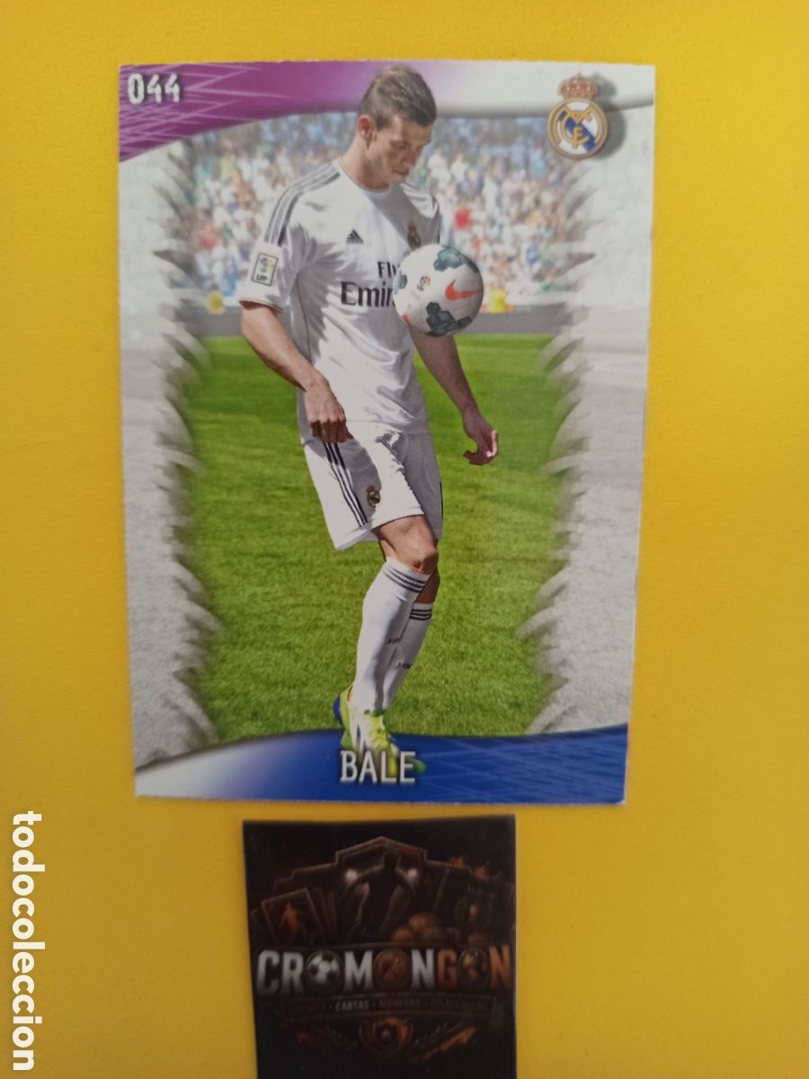 Cromos de f&uacute;tbol: ❇️ CROMO CARD ⚽ BALE REAL MADRID 44 FICHAS LIGA QUIZ GAME 2014 13 14 2013 2014 MUNDICROMO ❇️