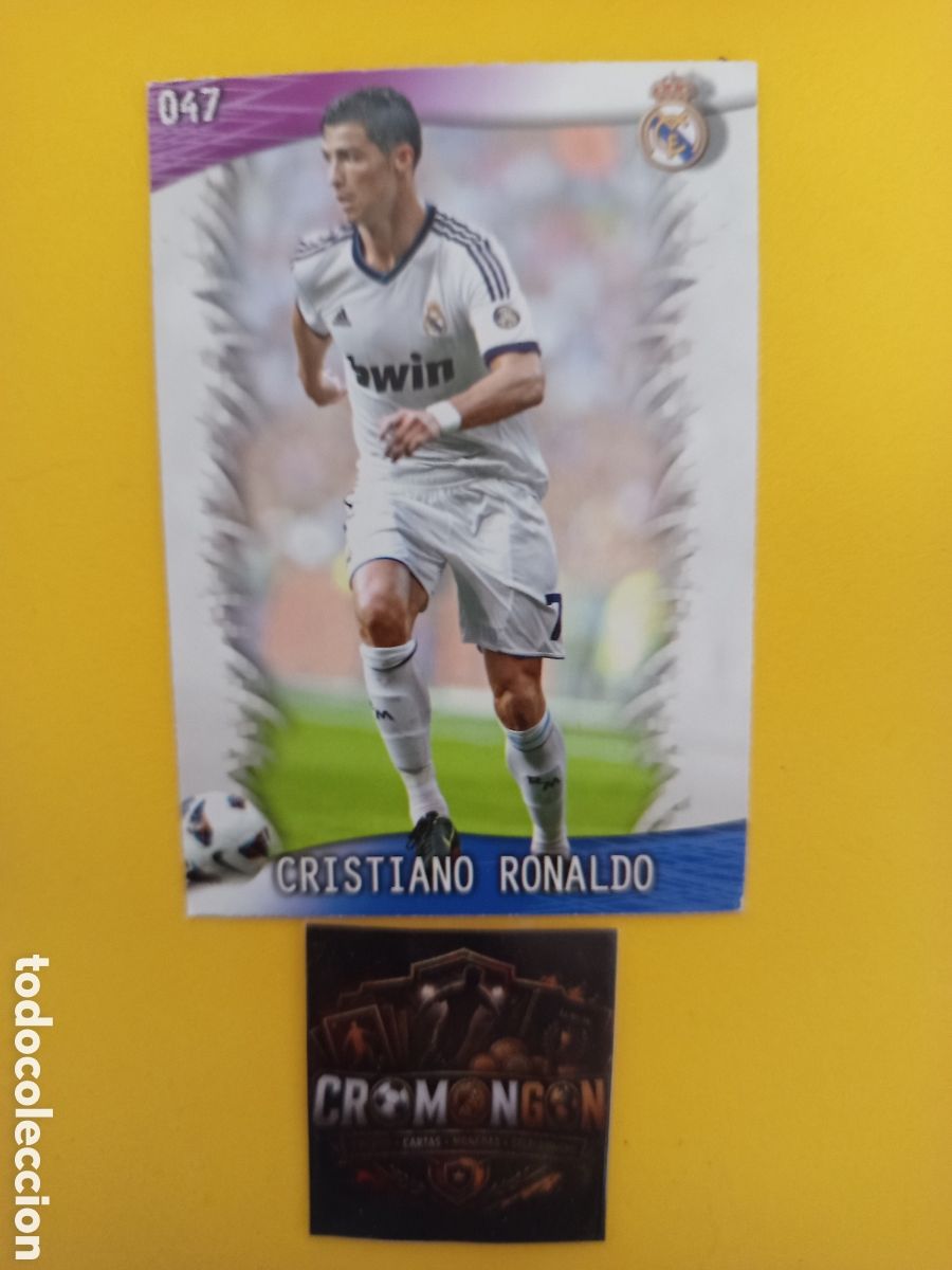 Cromos de f&uacute;tbol: ❇️ CROMO ⚽ CRISTIANO RONALDO REAL MADRID 47 FICHAS LIGA QUIZ GAME 2014 13 14 2013 2014 MUNDICROMO ❇️