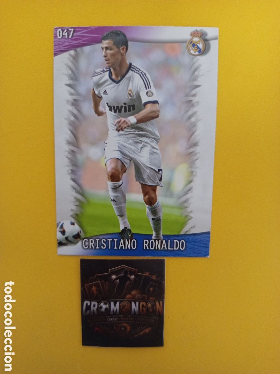 Cromos de f&uacute;tbol: ❇️ CROMO ⚽ CRISTIANO RONALDO REAL MADRID 47 FICHAS LIGA QUIZ GAME 2014 13 14 2013 2014 MUNDICROMO ❇️