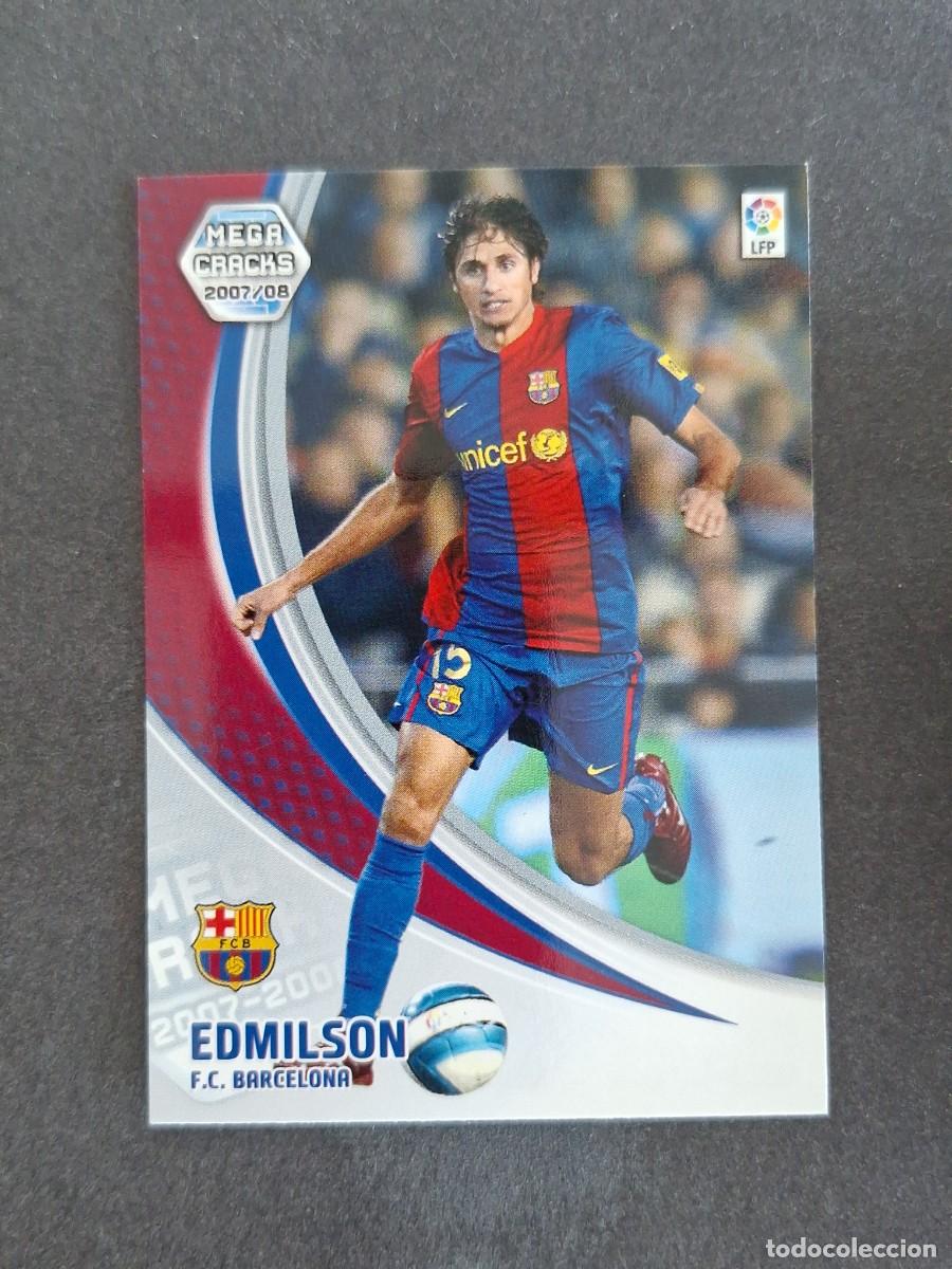 Cromos de f&uacute;tbol: L4 EDMILSON F. C. BARCELONA 64 PANINI MEGACRACKS 2007 2008 07 08