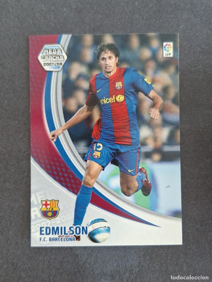 Cromos de f&uacute;tbol: L4 EDMILSON F. C. BARCELONA 64 PANINI MEGACRACKS 2007 2008 07 08