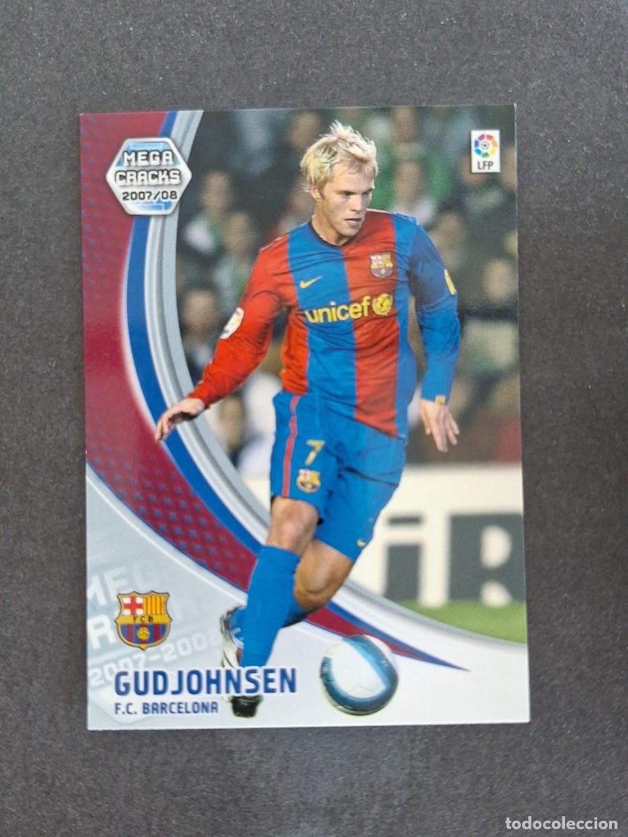 Cromos de f&uacute;tbol: L4 GUDJOHNSEN F. C. BARCELONA 72 PANINI MEGACRACKS 2007 2008 07 08